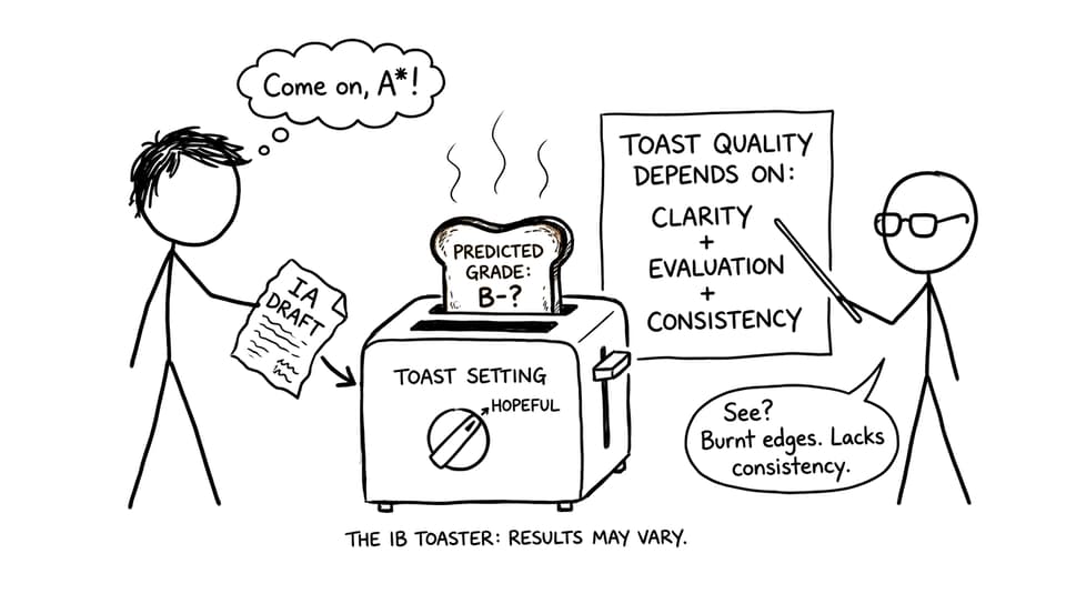 IA toaster predicted grade joke