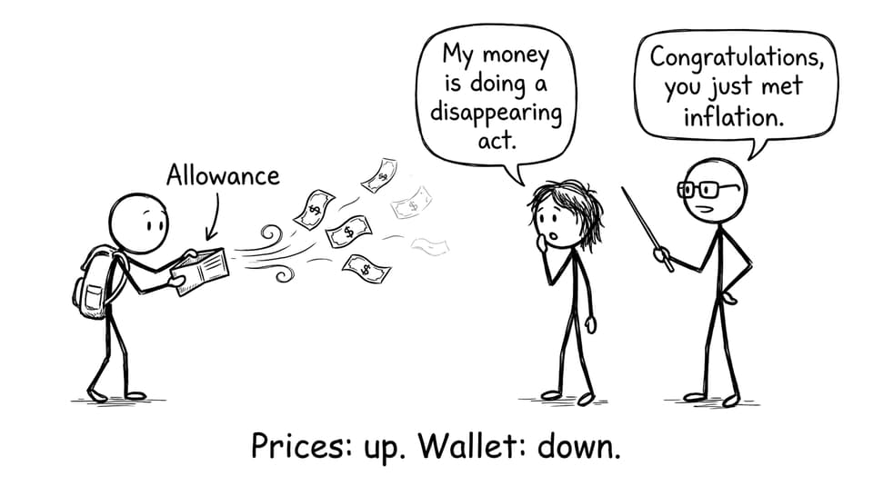 Inflation wallet joke