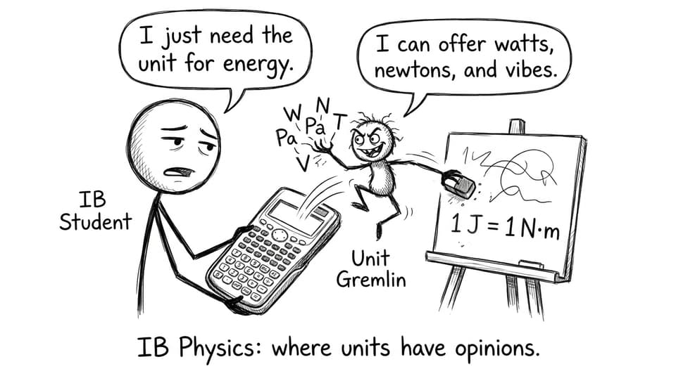 A unit gremlin causes chaos for a student