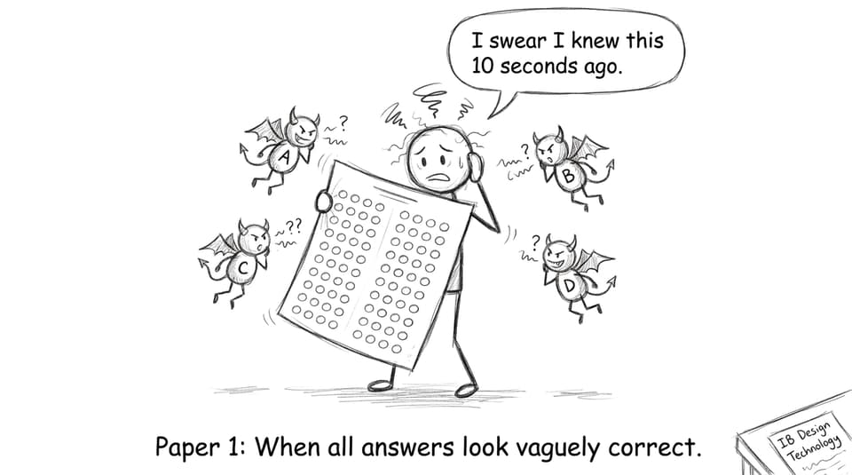 Paper 1: When all answers look vaguely correct.
