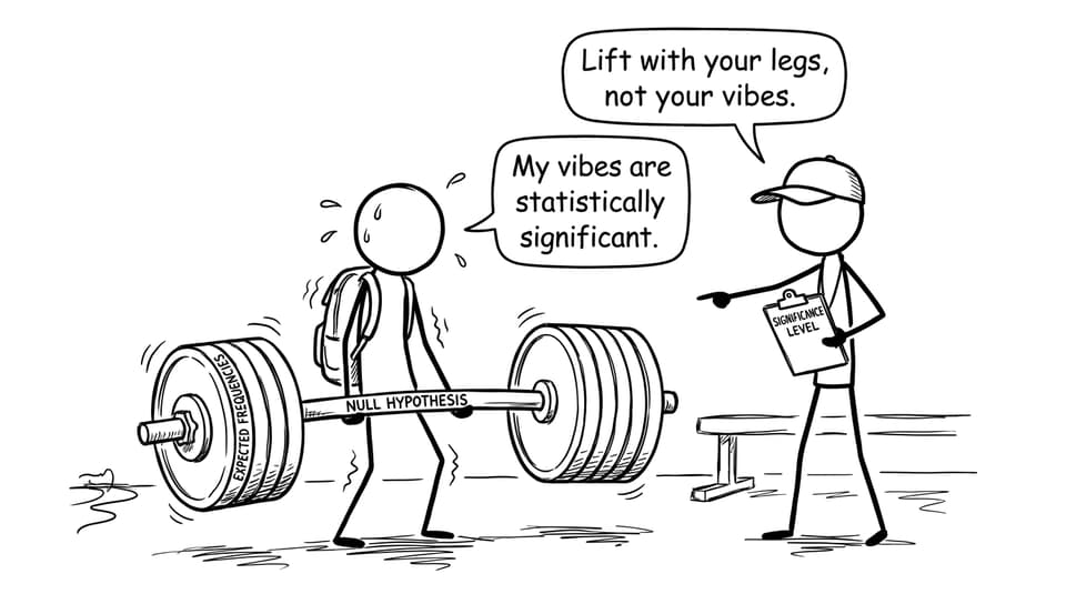 Null hypothesis gym comic