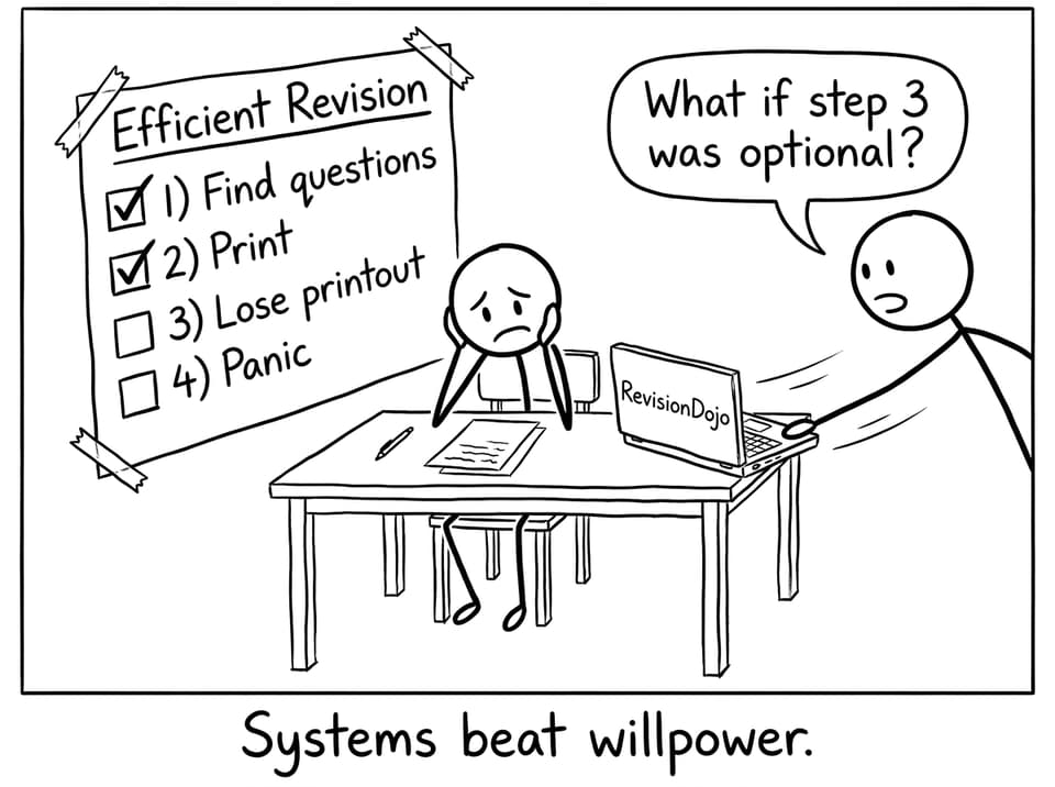 Systems beat willpower.