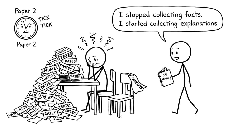 A stressed student vs concepts comic