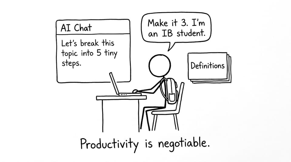 Negotiating productivity with AI Chat