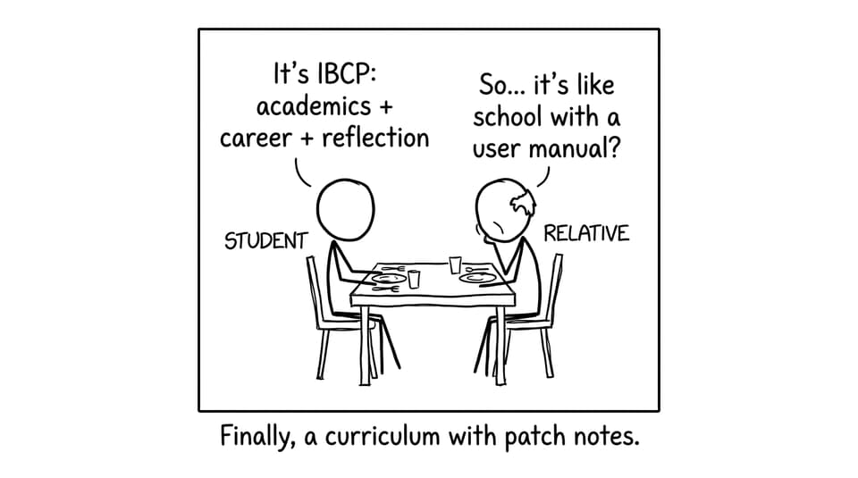 IBCP dinner explanation comic