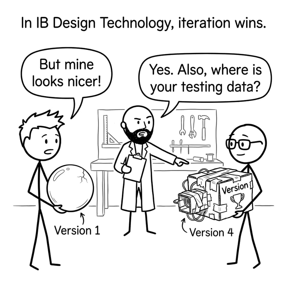 A funny comic about iteration beating perfection