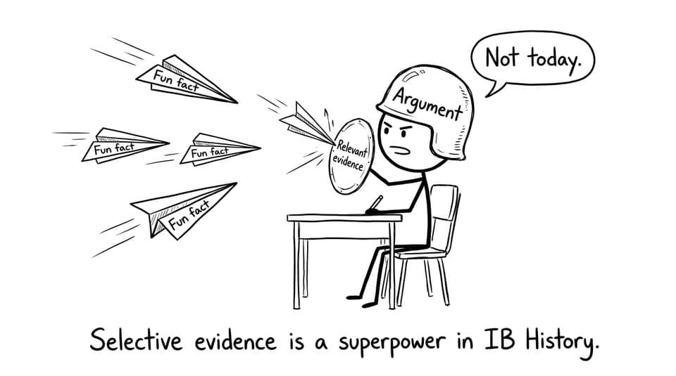 Selective evidence comic