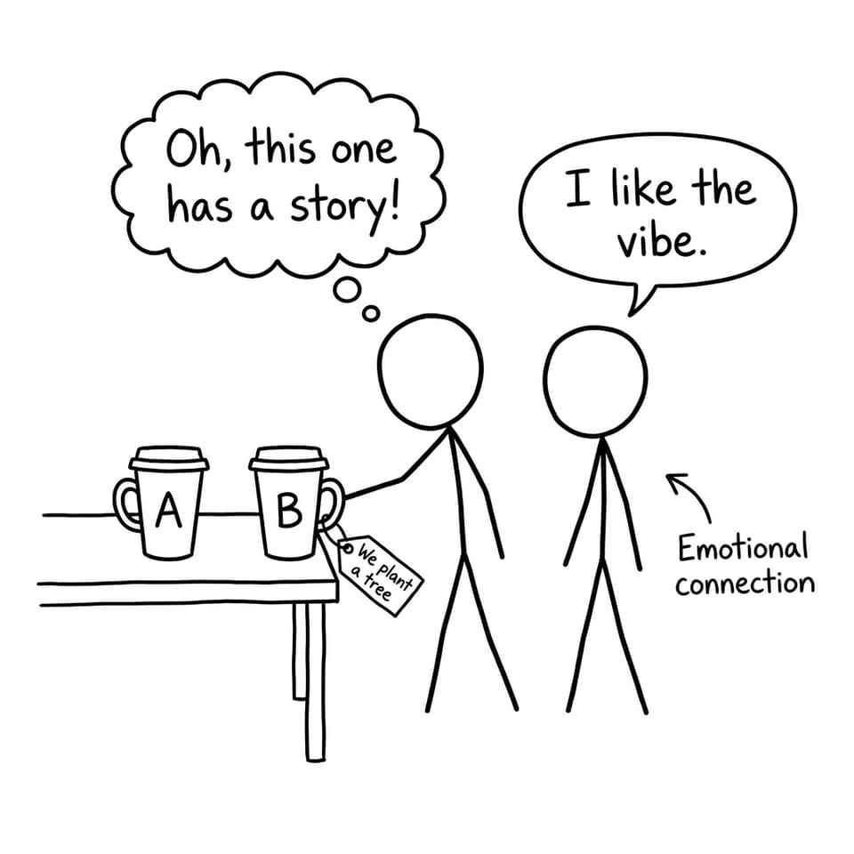 Two coffees, one vibe