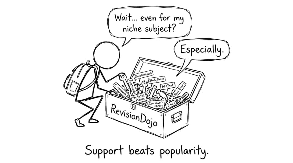 RevisionDojo toolbox supports niche subjects too