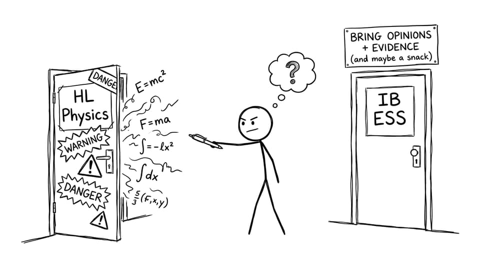Two doors: HL Physics vs IB ESS