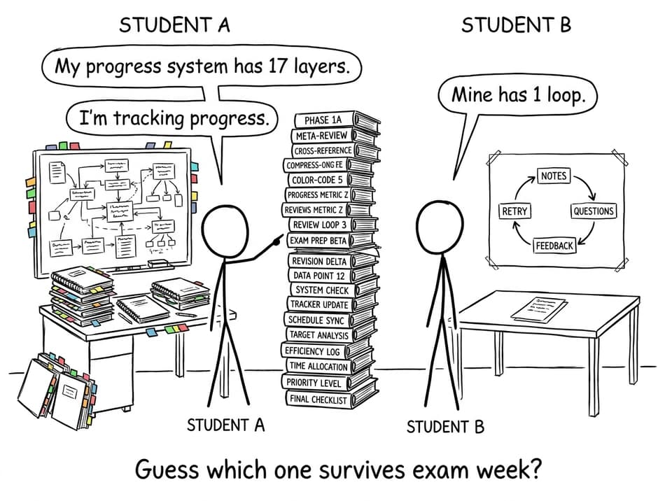 17-layer progress system joke