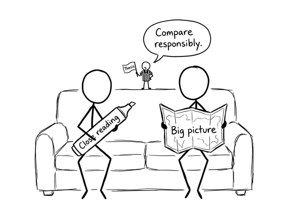 Close reading vs big picture