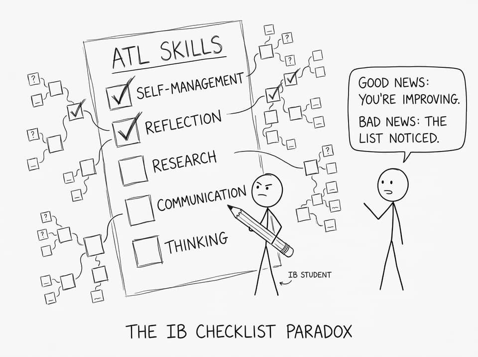 ATL checklist that grows new boxes as you tick them