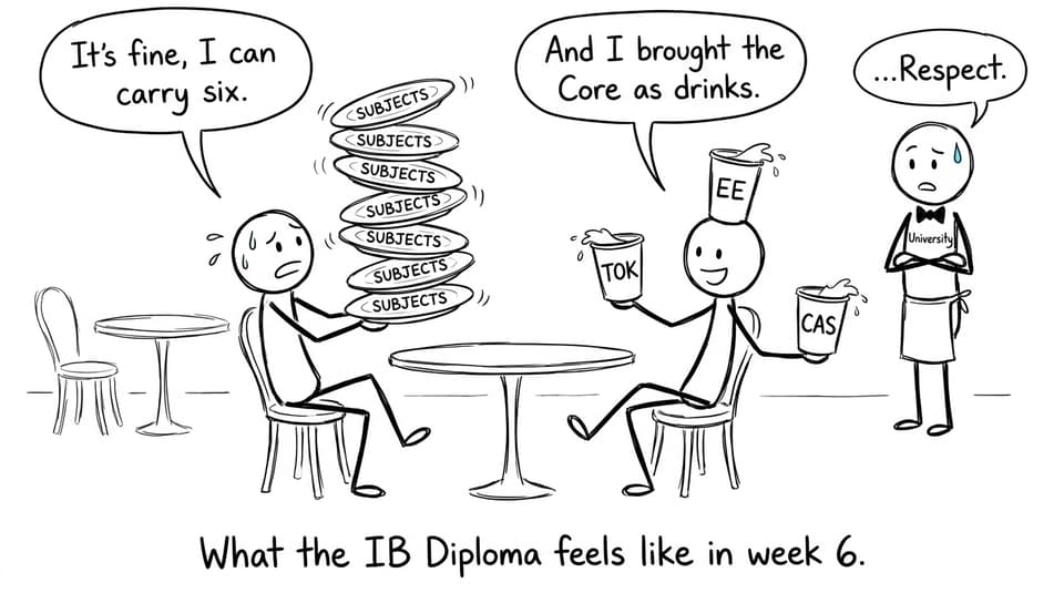 A comic about balancing subjects and the core