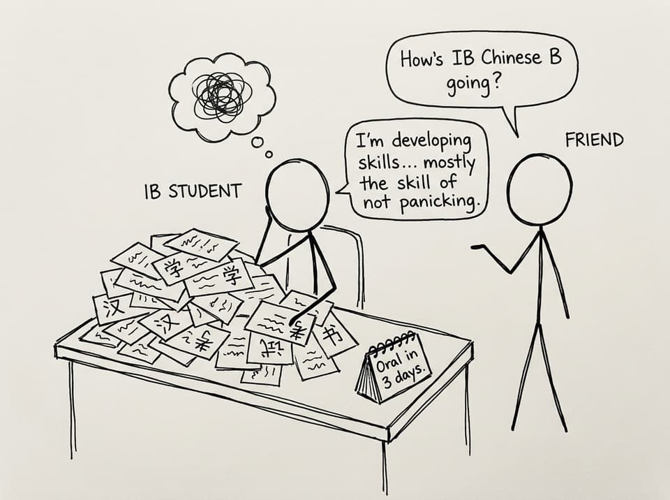 Comic: IB Chinese B panic skill