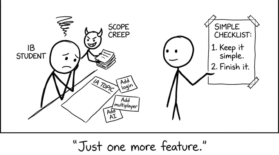 Scope creep attacks a student