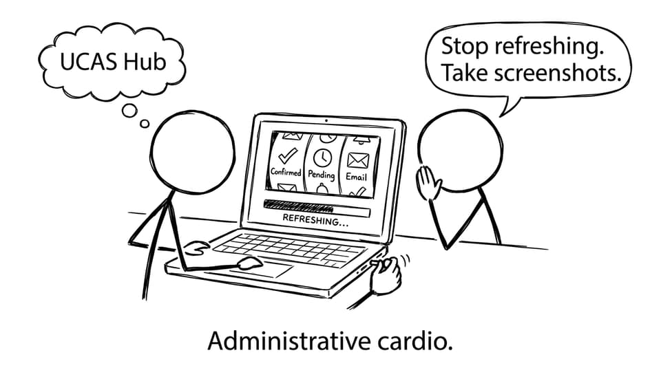 Refreshing UCAS Hub comic