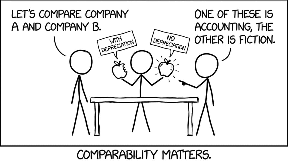 Comparability matters joke