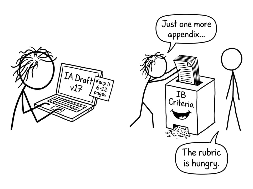 The rubric eats unnecessary appendices