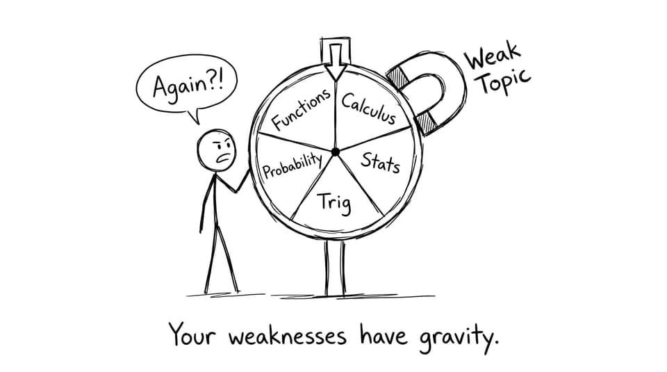 Topic rotation wheel comic