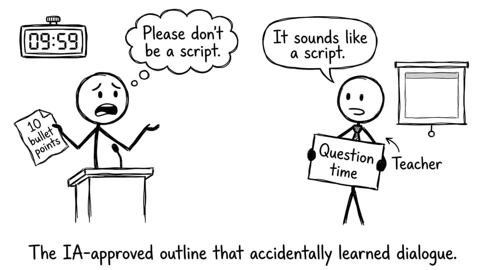 The outline that wants to be a script