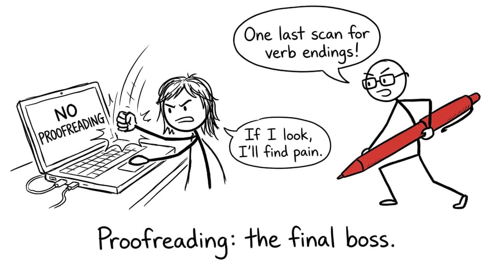 Proofreading: the final boss