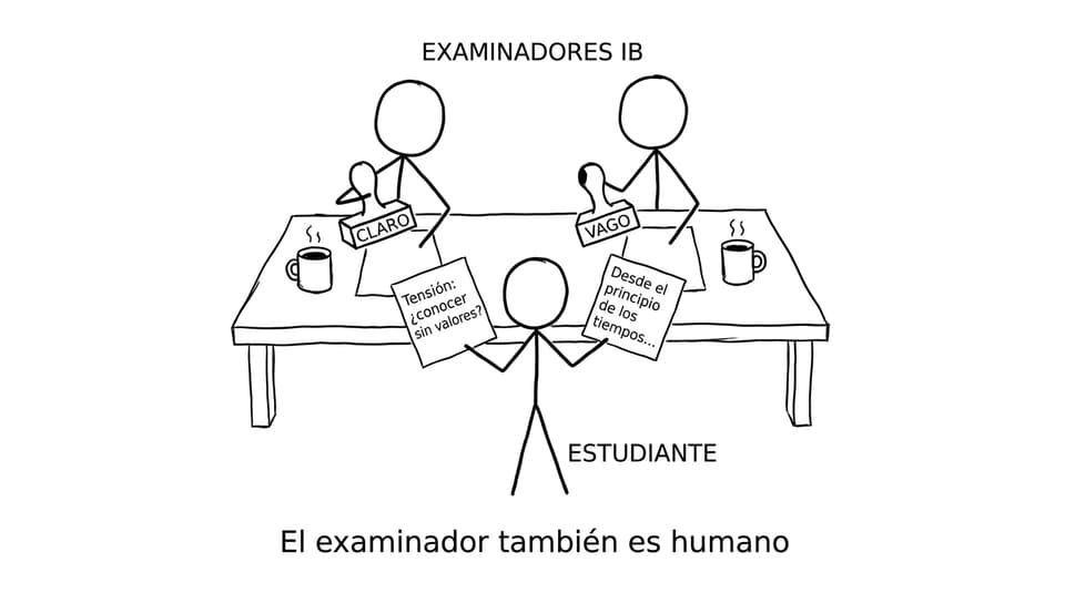 El examinador también es humano