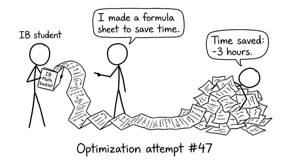 Student vs the endless formula sheet