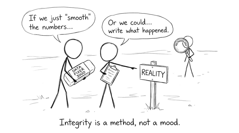 Comic about not smoothing data