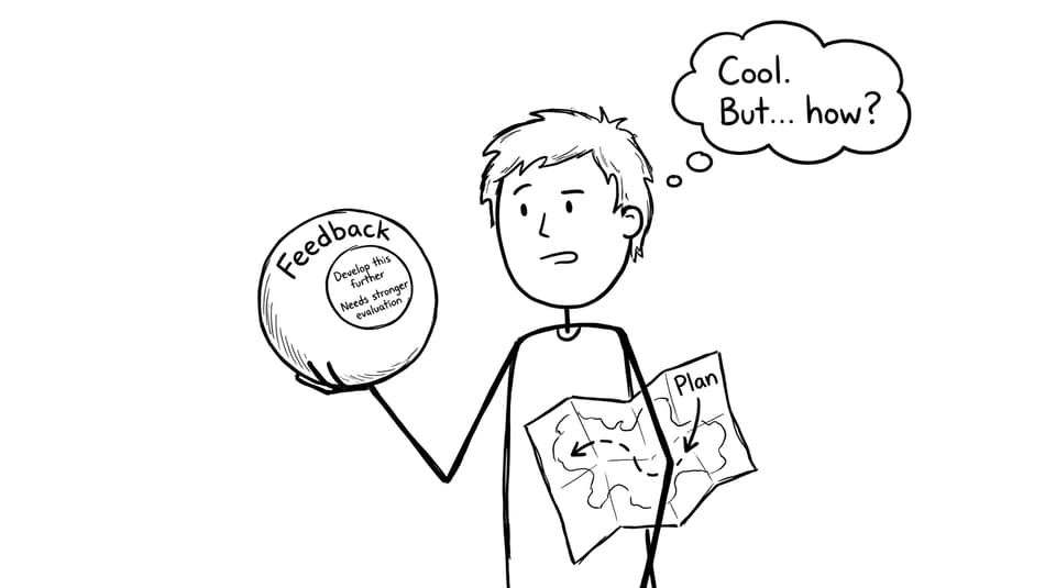 Magic 8-ball feedback with vague phrases