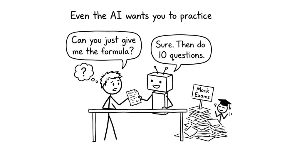Even the AI wants you to practice