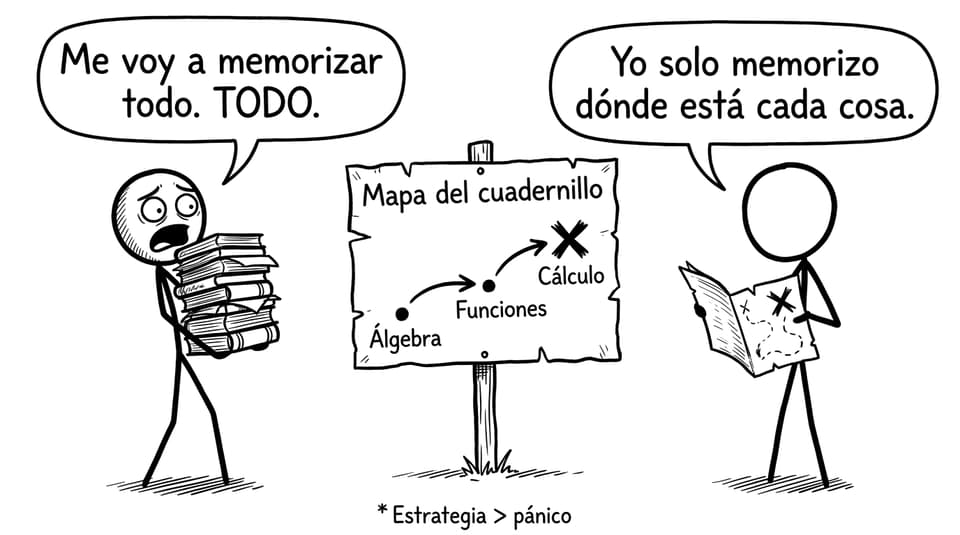 Dos estrategias distintas para estudiar
