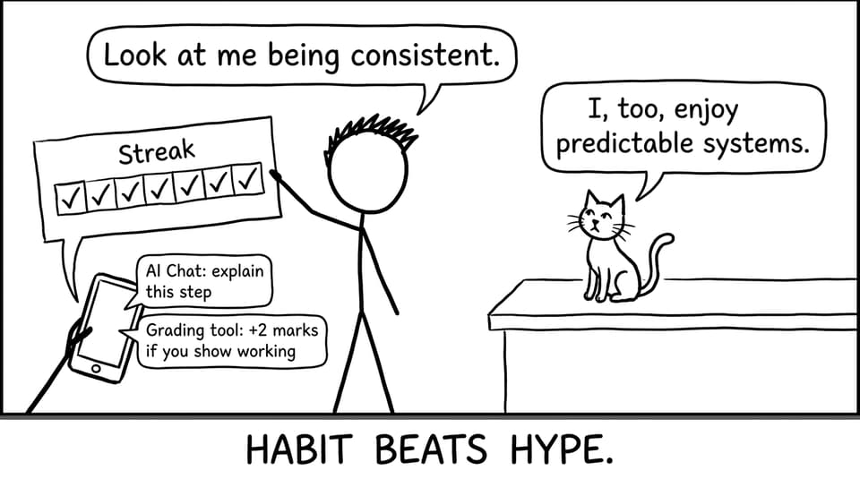 Streaks, AI Chat, and the calm of consistency