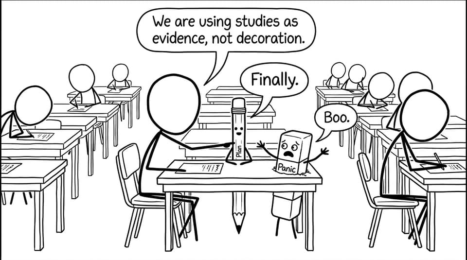 Pencil vs Panic during exam planning