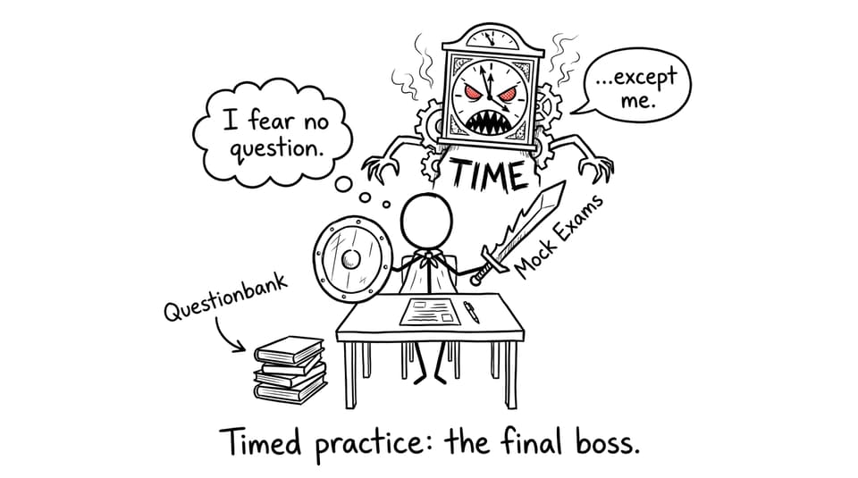 A timed practice final boss comic