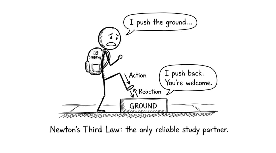 Newton’s Third Law comic relief