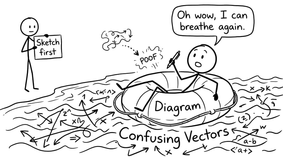 Diagram as a life ring
