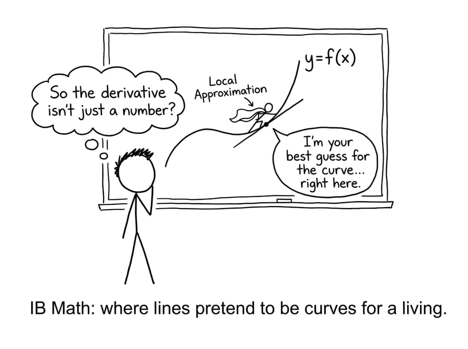A tangent line as a superhero of local approximation