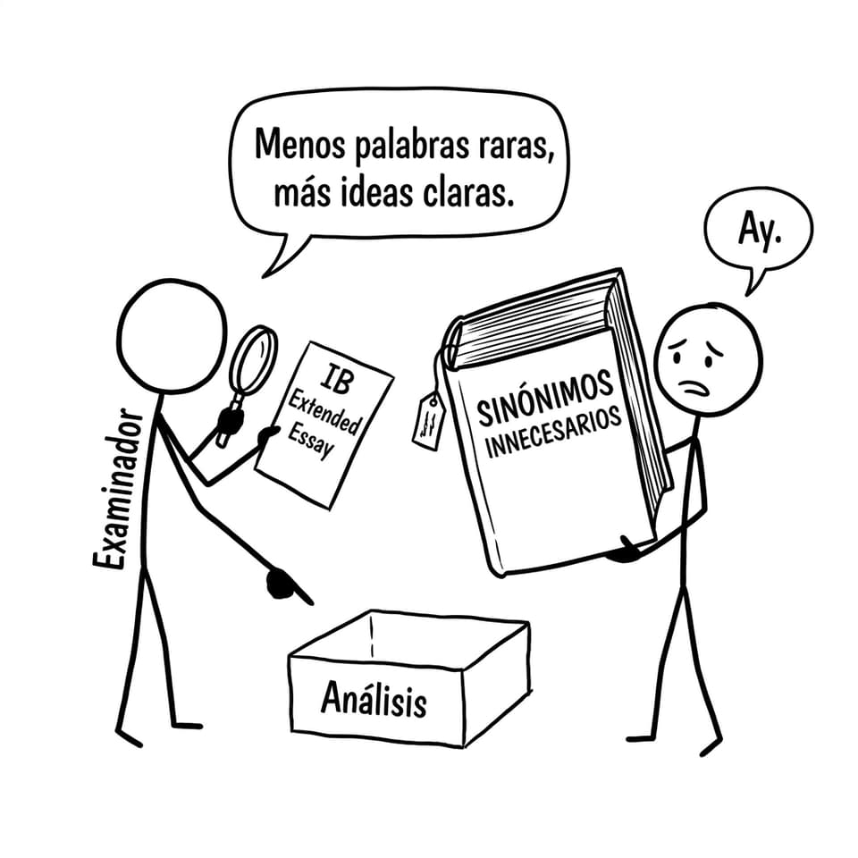 Examinador vs sinónimos