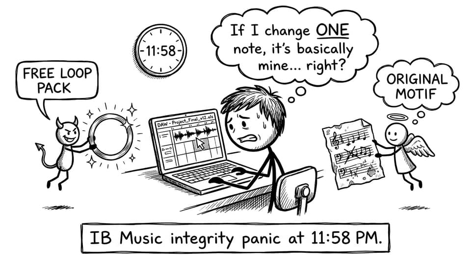 Student tempted by loop pack vs original motif