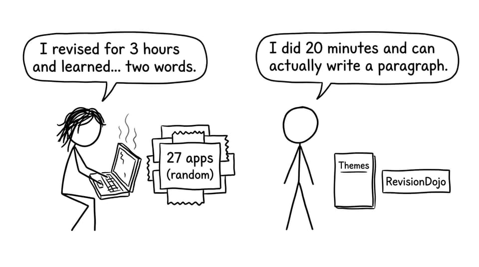 Too many apps vs themes comic