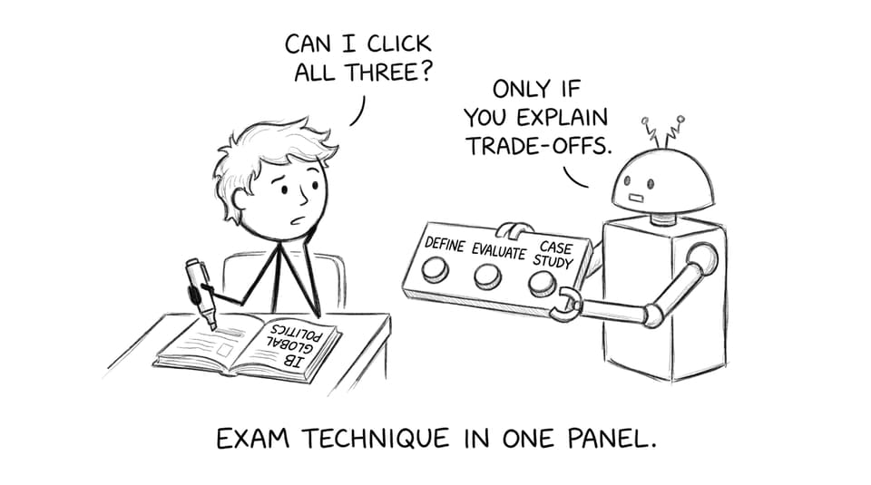 Exam technique comic