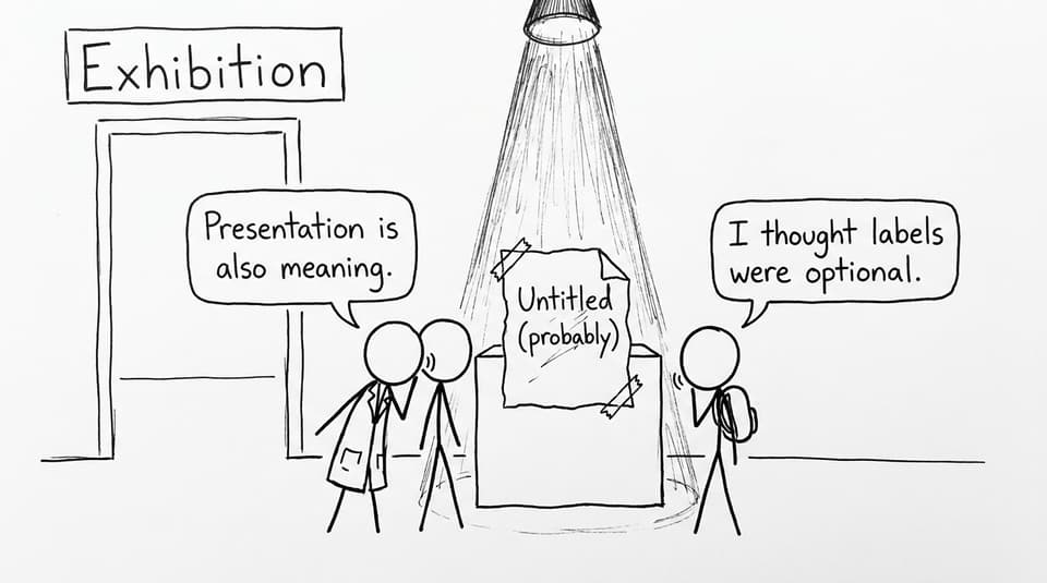 Labels optional comic