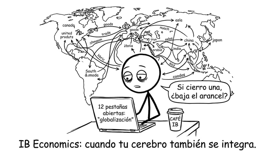 Comic: demasiadas pestañas y globalización