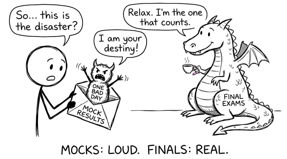 Mocks loud finals real