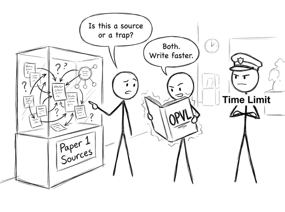 Paper 1 in a museum under time limit