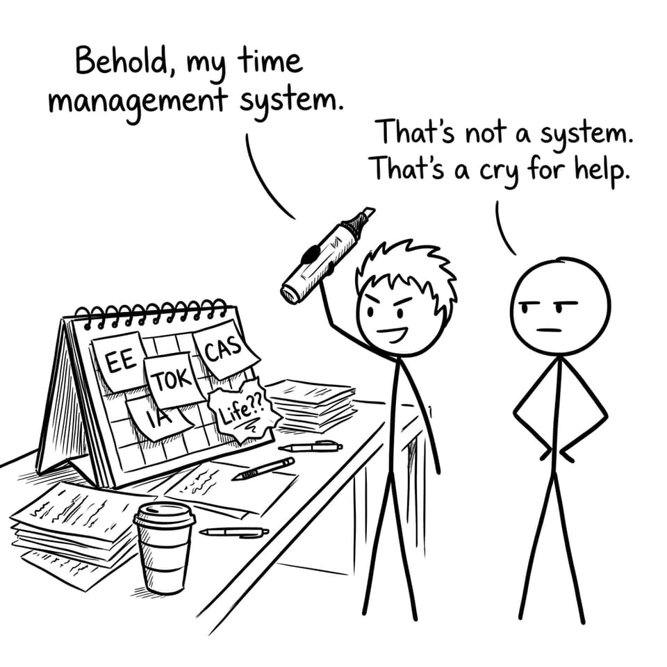 IB calendar chaos comic