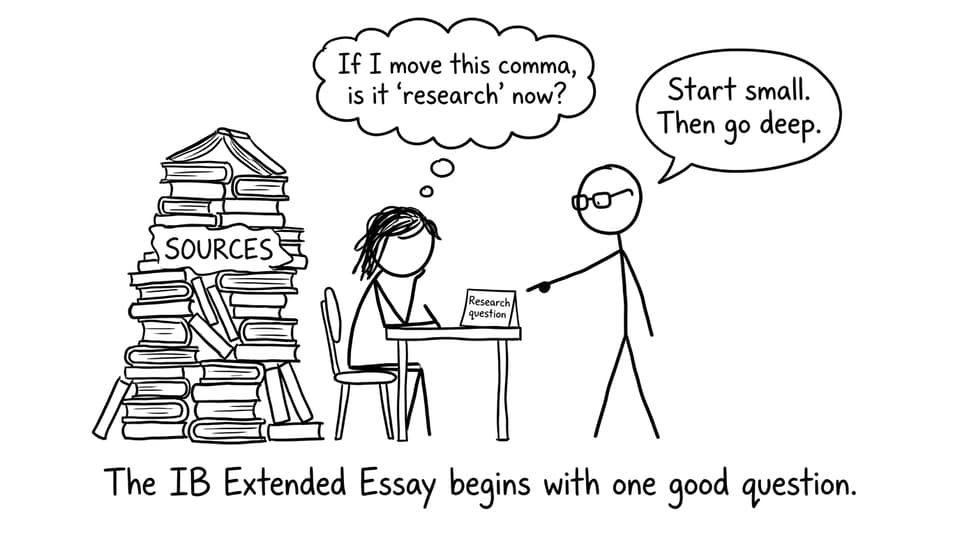 Student vs sources mountain