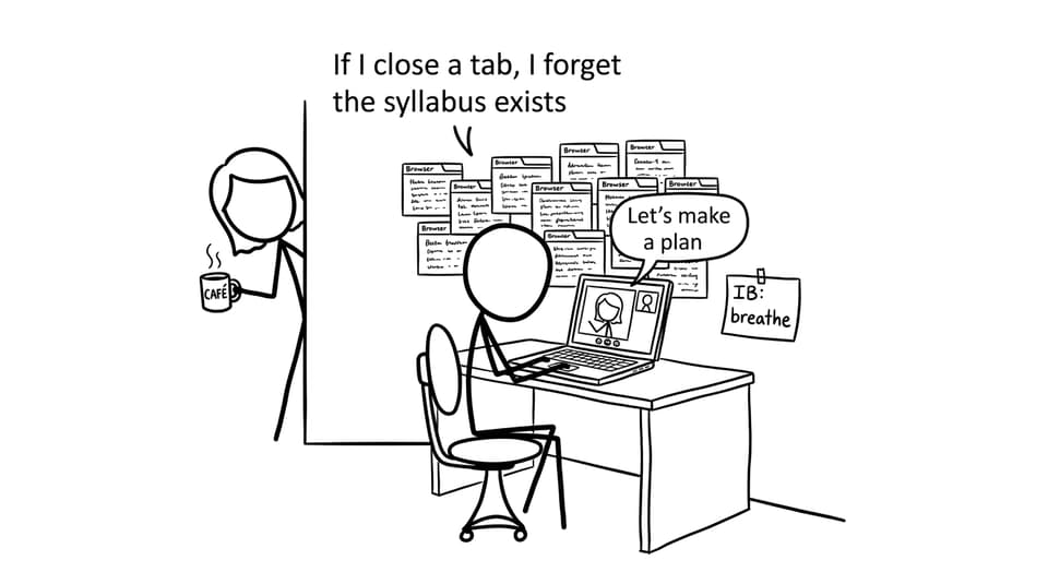 An IB student with too many tabs and a plan