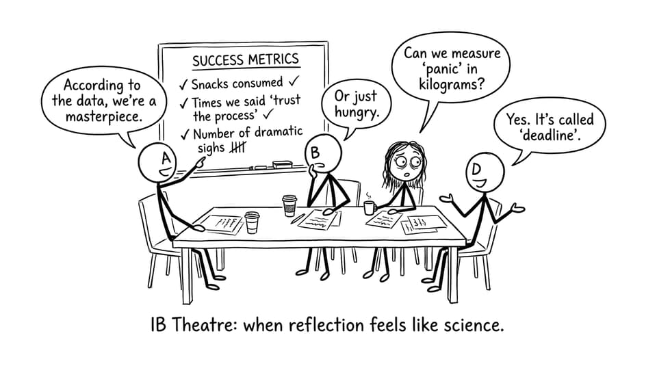IB Theatre success metrics comic
